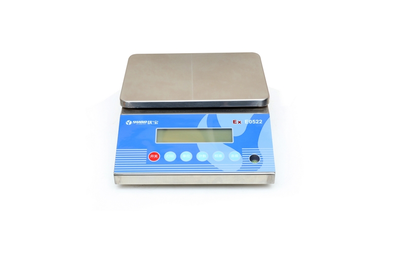 Explosion-proof counter scale